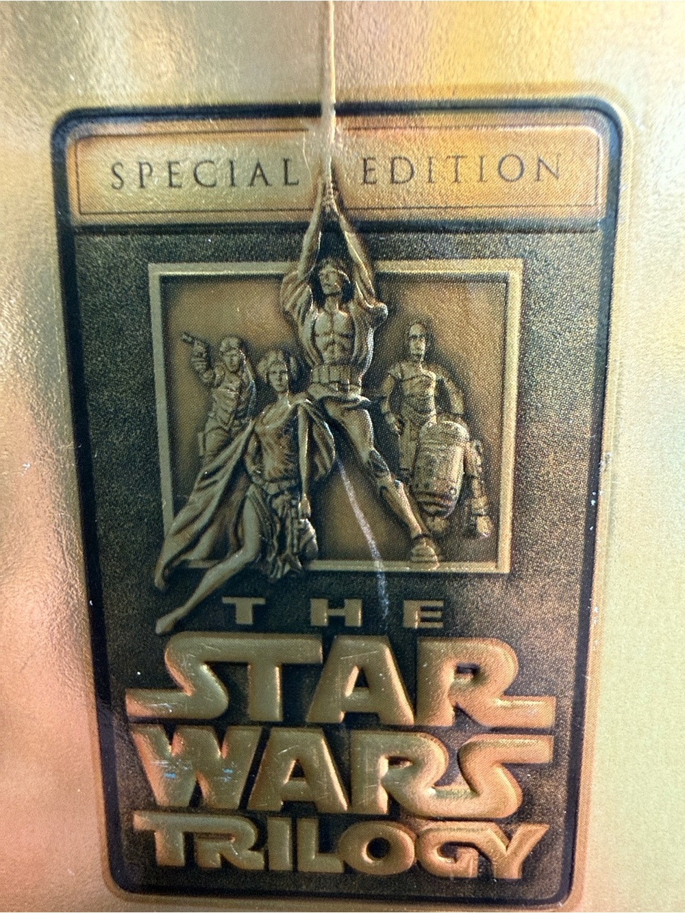 Vtg 1997 Star Wars Trilogy Special Edition VHS Box Set Gold THX